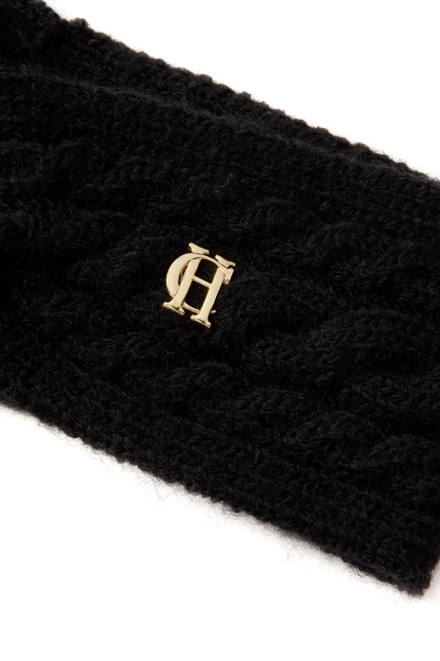 WomenEquestrian Hats and Headbands Holland Cooper Cortina Headband Black WomenEquestrian Hats and Headbands Holland Cooper Cortina Headband Black