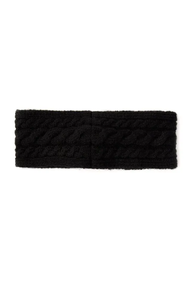 WomenEquestrian Hats and Headbands Holland Cooper Cortina Headband Black WomenEquestrian Hats and Headbands Holland Cooper Cortina Headband Black