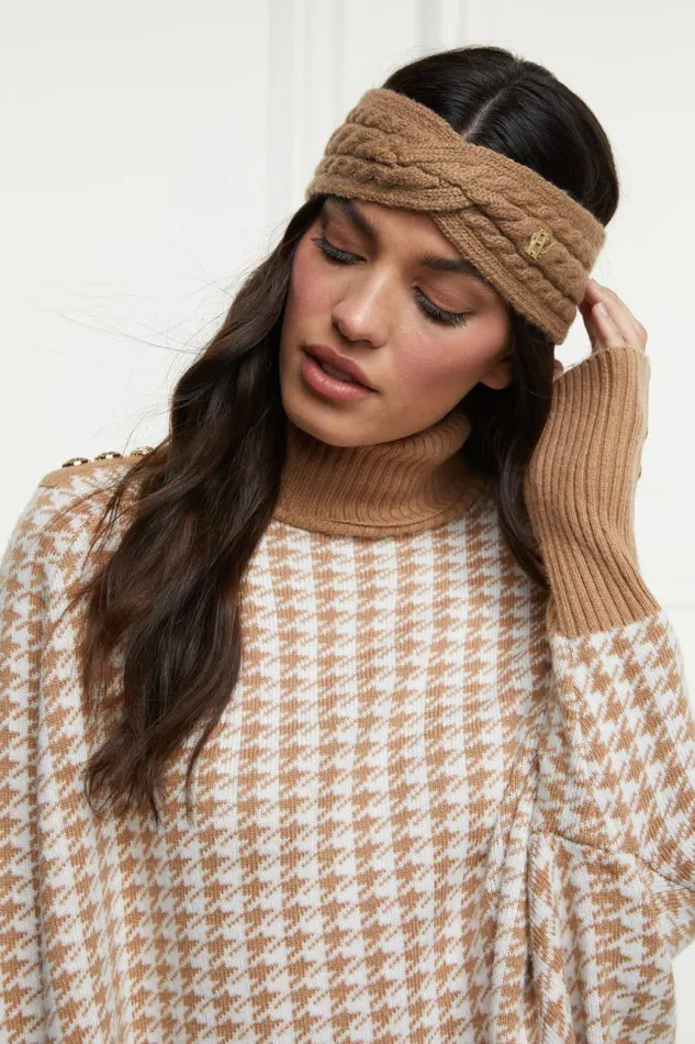 WomenEquestrian Hats and Headbands Holland Cooper Cortina Headband Caramel WomenEquestrian Hats and Headbands Holland Cooper Cortina Headband Caramel