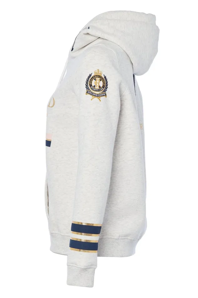 WomenEquestrian Hoodies Holland Cooper HC Heritage Hoodie Ice Grey