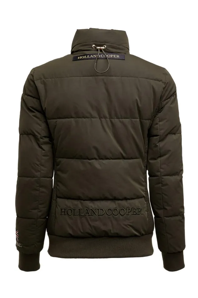 WomenEquestrian Jackets Holland Cooper Team Padded Jacket Khaki WomenEquestrian Jackets Holland Cooper Team Padded Jacket Khaki
