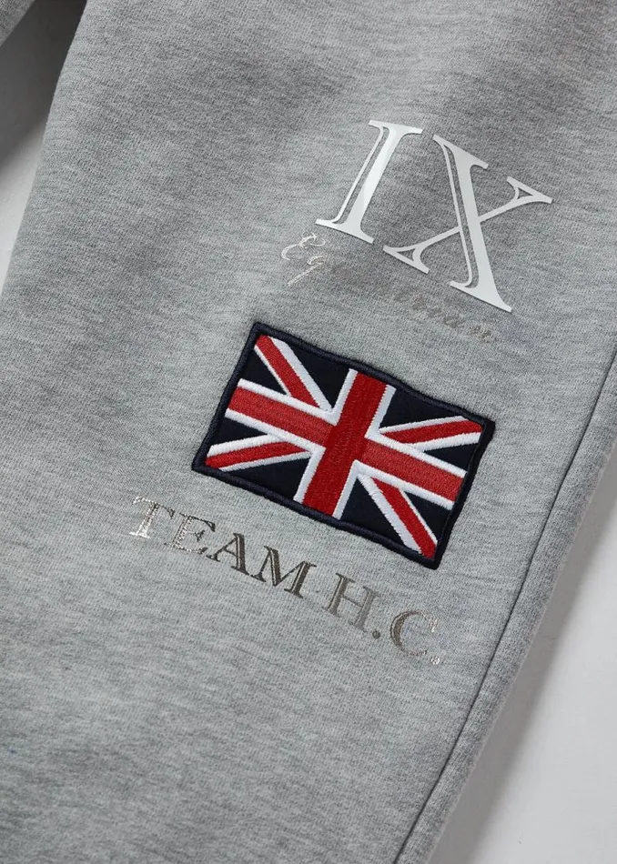 WomenEquestrian Joggers Holland Cooper Team Jogger Grey Marl WomenEquestrian Joggers Holland Cooper Team Jogger Grey Marl