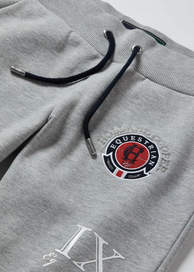 WomenEquestrian Joggers Holland Cooper Team Jogger Grey Marl WomenEquestrian Joggers Holland Cooper Team Jogger Grey Marl