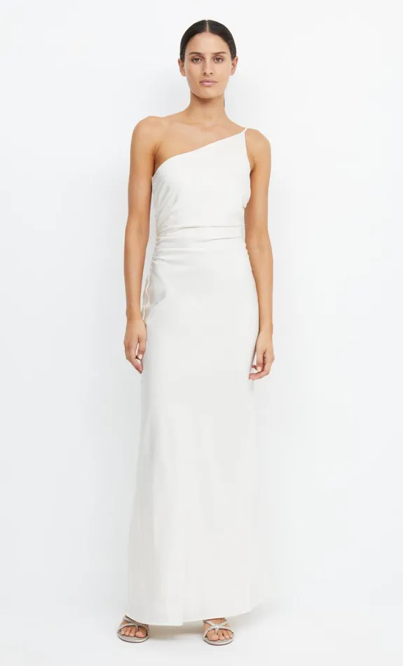 Women ETERNITY ASYM MAXI DRESS 8211 CREAM Bec Bridge Prom Dresses