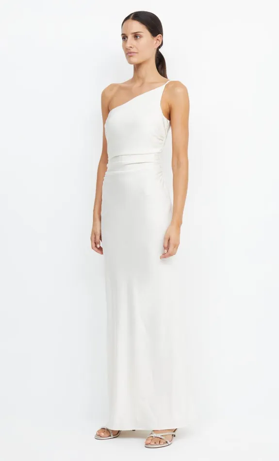 Women ETERNITY ASYM MAXI DRESS 8211 CREAM Bec Bridge Prom Dresses