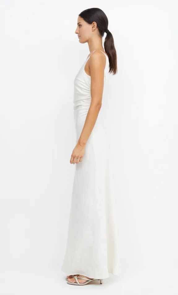 Women ETERNITY ASYM MAXI DRESS 8211 CREAM Bec Bridge Prom Dresses