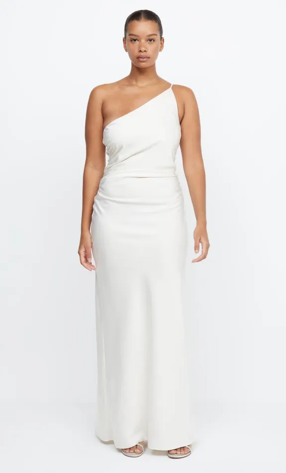 Women ETERNITY ASYM MAXI DRESS 8211 CREAM Bec Bridge Prom Dresses
