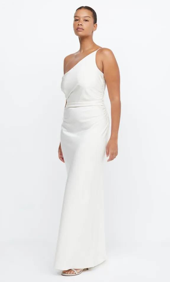 Women ETERNITY ASYM MAXI DRESS 8211 CREAM Bec Bridge Prom Dresses