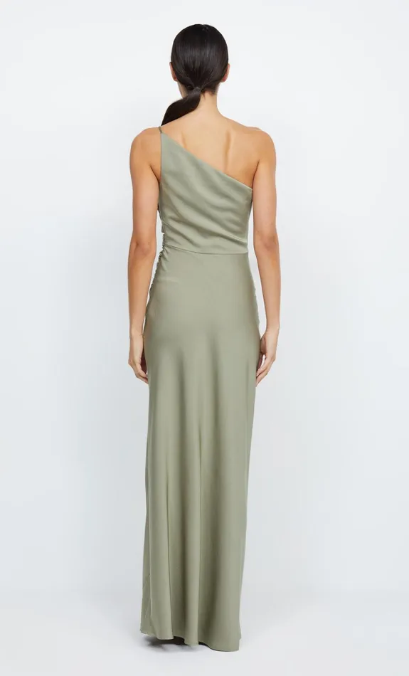 Women ETERNITY ASYM MAXI DRESS 8211 SAGE Bec Bridge Bridesmaid Dresses