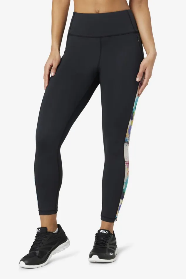 Women Fila Leggings and Joggers Forza Contrast 78 Leggings
