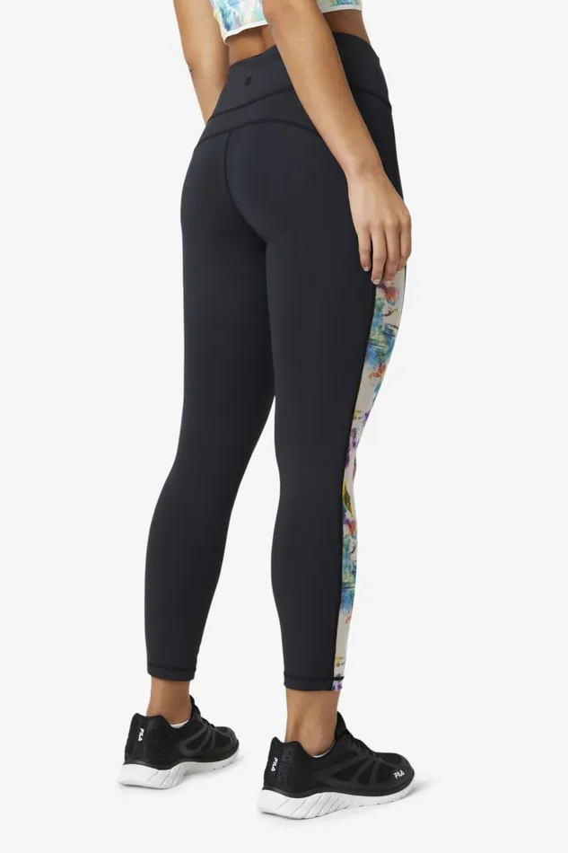 Women Fila Leggings and Joggers Forza Contrast 78 Leggings