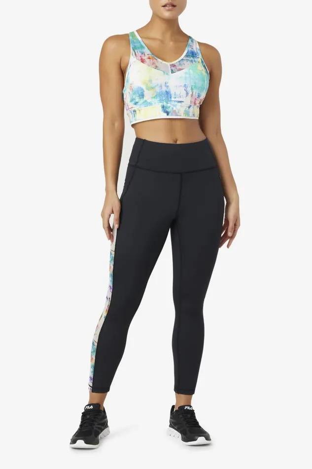 Women Fila Leggings and Joggers Forza Contrast 78 Leggings