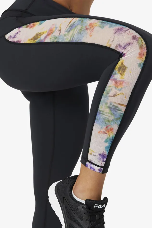 Women Fila Leggings and Joggers Forza Contrast 78 Leggings