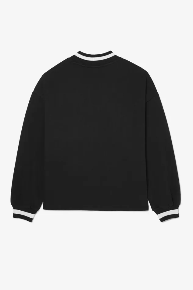 Women Fila Sweatshirts and Hoodies Heritage Oversized VNeck Pullover