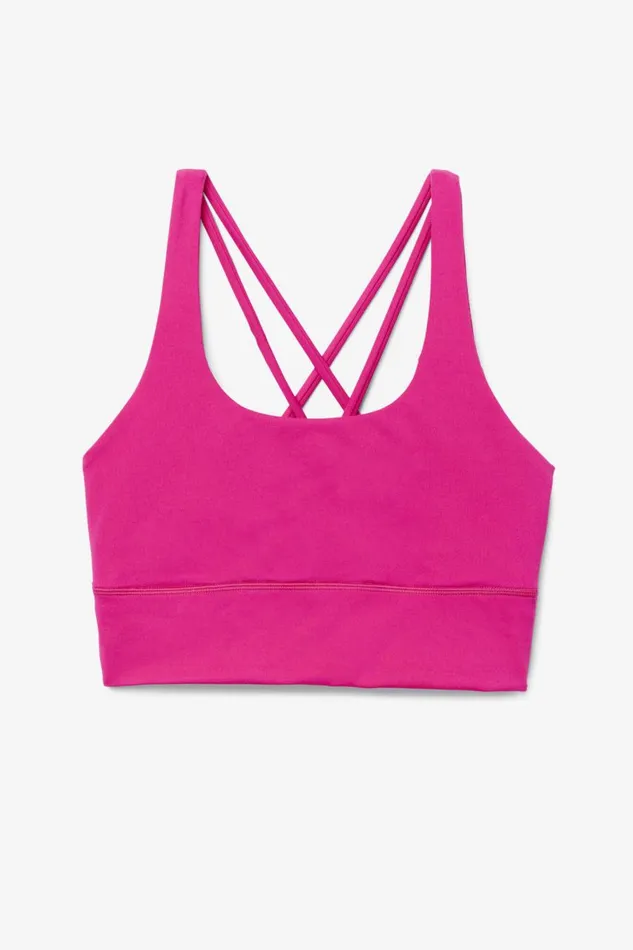 Women Fila Tops and TShirts Uplift Cross Back Bra Top