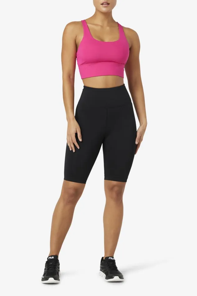Women Fila Tops and TShirts Uplift Cross Back Bra Top