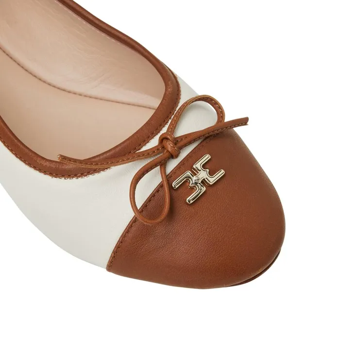 Women Flats and Loafers Bruno Magli DONATELLA Ballet Flat BROWNCREAM