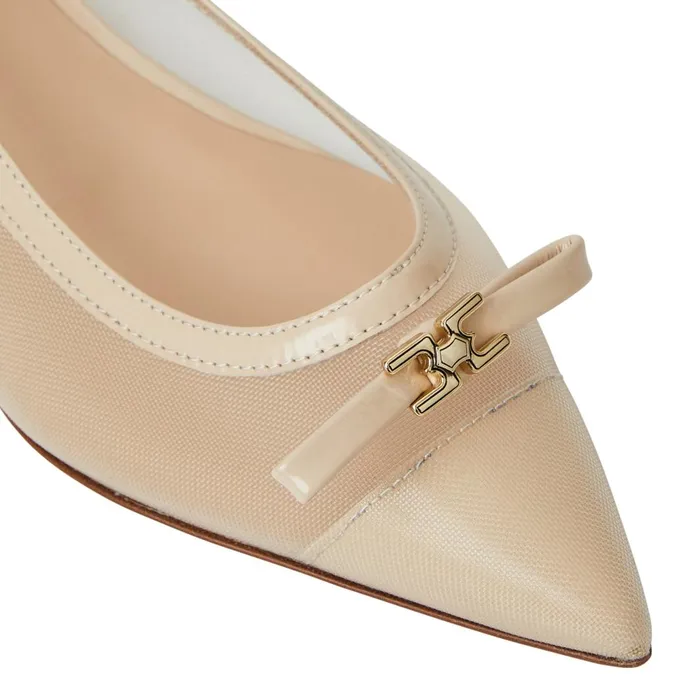 Women Flats and Loafers Bruno Magli PAMINA Slingback Flat SAND PATENT