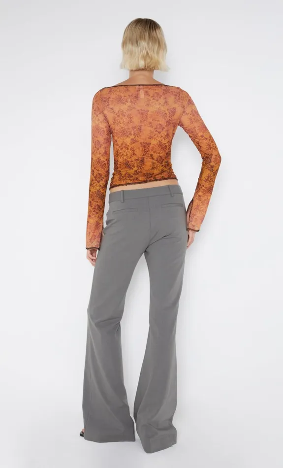 Women FLEUR DE LIS LONG SLEEVE TOP 8211 FLEUR Bec Bridge Cropped