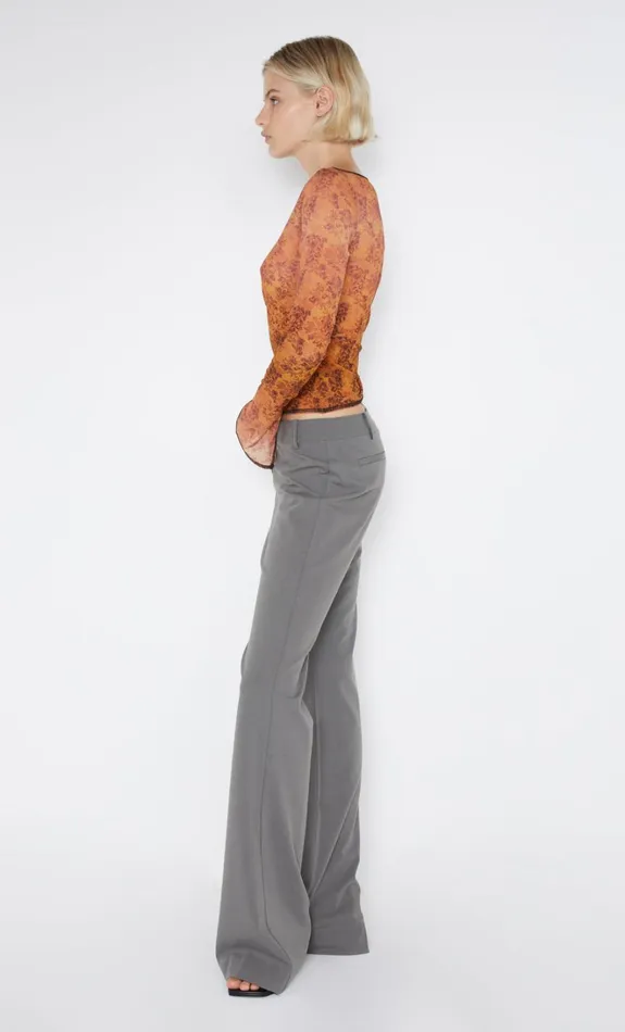 Women FLEUR DE LIS LONG SLEEVE TOP 8211 FLEUR Bec Bridge Cropped