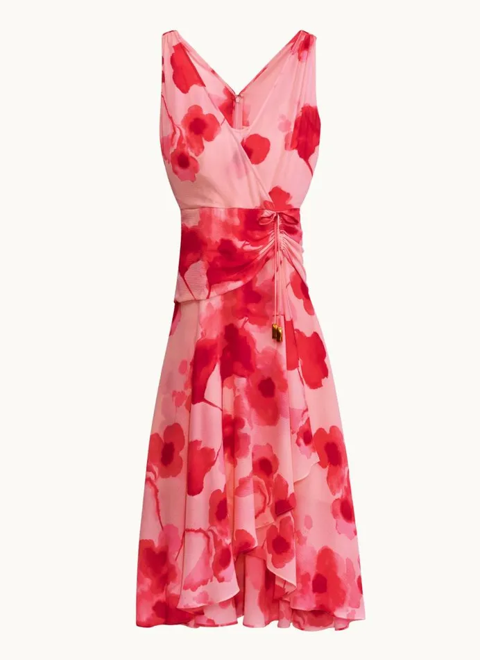 Women FLORAL MIDI DRESS Rose Quartz Donna Karan New York Dresses And Jumpsuits Women FLORAL MIDI DRESS Rose Quartz Donna Karan New York Dresses And Jumpsuits