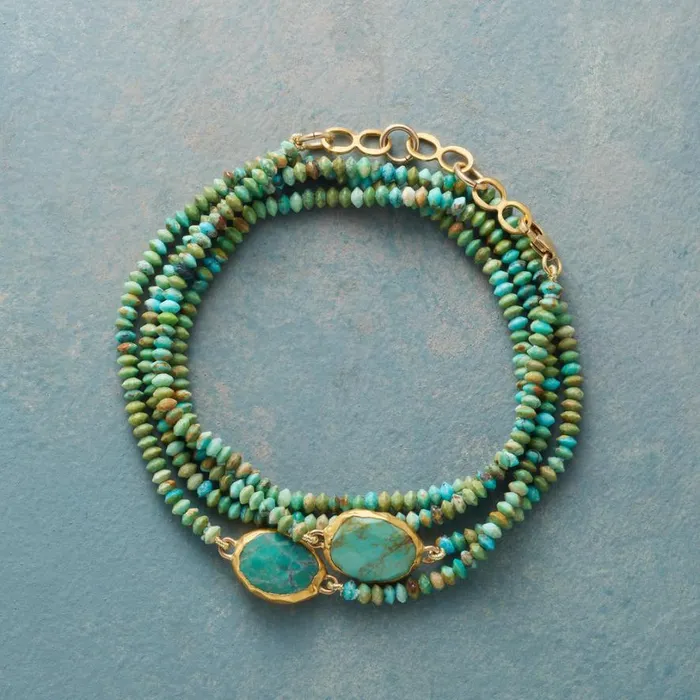 Women Focus Turquoise Wrap Bracelet Sundance Catalog Bracelets