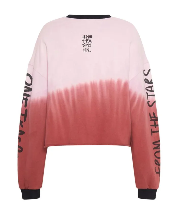 Women FROM THE STARS DIPPED CROPPED SWEATER One Teaspoon Hoodies And Sweats Women FROM THE STARS DIPPED CROPPED SWEATER One Teaspoon Hoodies And Sweats