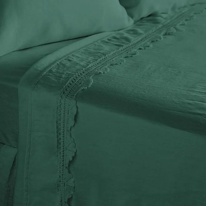 Women Gossamer Linen Crochet Flat Sheet Sea Sundance Catalog Bedding and Bath Women Gossamer Linen Crochet Flat Sheet Sea Sundance Catalog Bedding and Bath