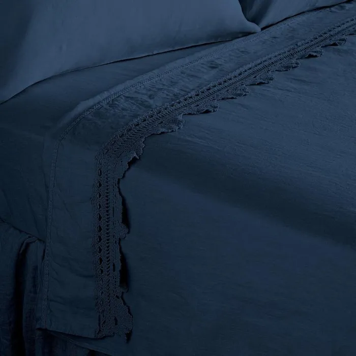 Women Gossamer Linen Crochet Flat Sheet Sea Sundance Catalog Bedding and Bath Women Gossamer Linen Crochet Flat Sheet Sea Sundance Catalog Bedding and Bath