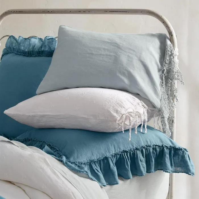 Women Gossamer Linen Embroidery Sham Cloud Sundance Catalog Bedding and Bath Women Gossamer Linen Embroidery Sham Cloud Sundance Catalog Bedding and Bath