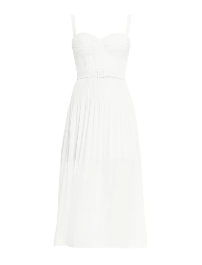 Women Gregoria Midi Dress Gardenia BCBG Dresses Women Gregoria Midi Dress Gardenia BCBG Dresses