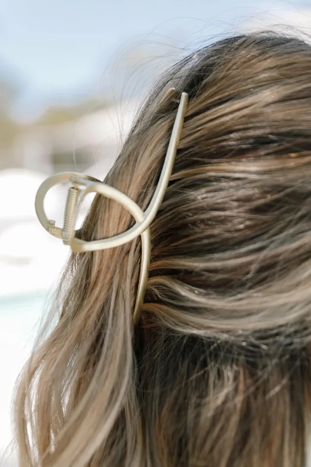 Women Hair Accessories Petal and Pup Linda Hair Clip Gold