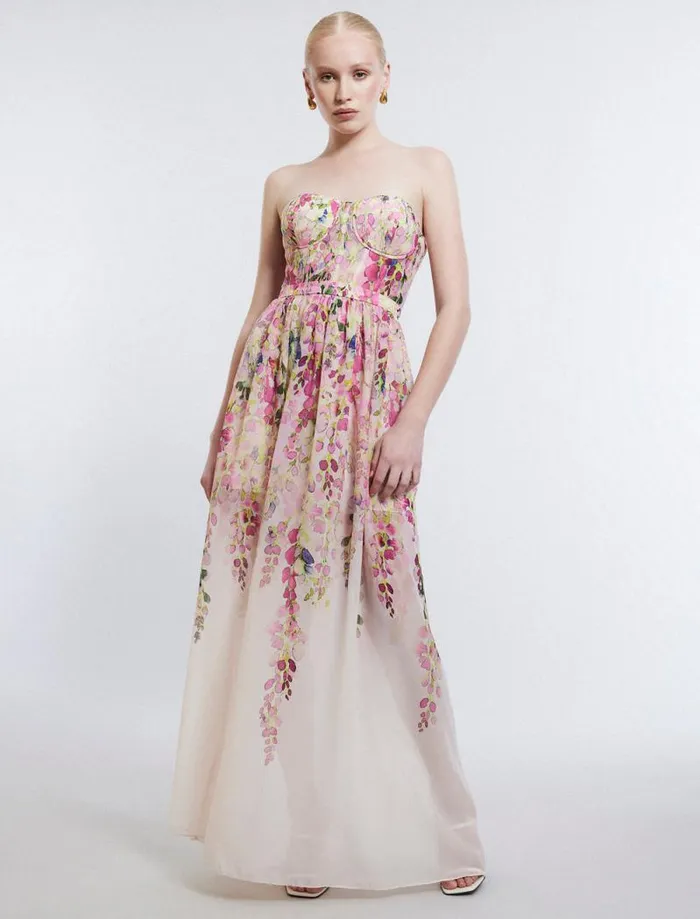 Women Hannah Strapless Gown Angel Wing Combo BCBG Dresses Women Hannah Strapless Gown Angel Wing Combo BCBG Dresses