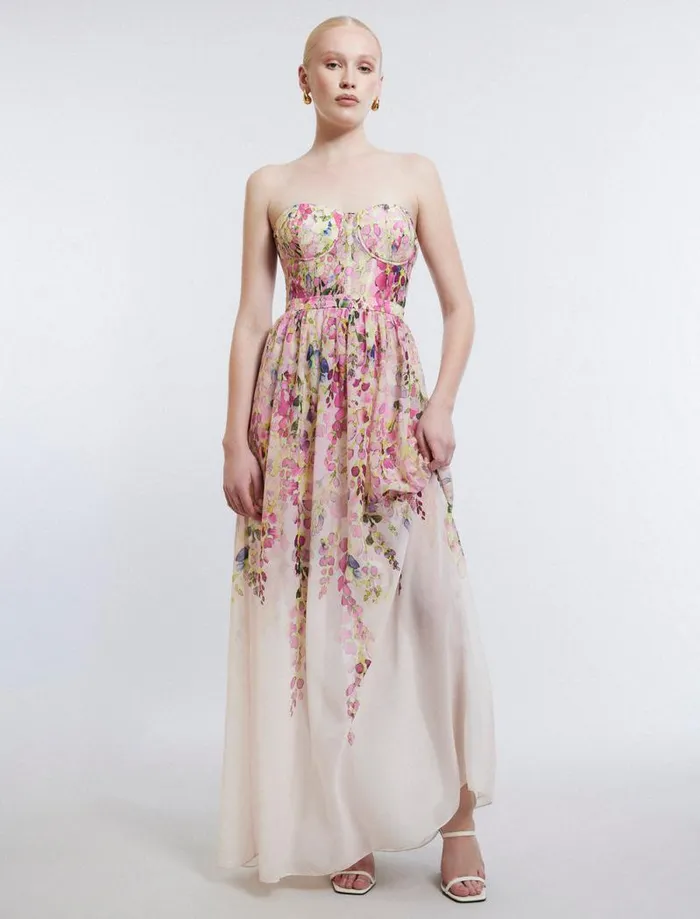 Women Hannah Strapless Gown Angel Wing Combo BCBG Dresses Women Hannah Strapless Gown Angel Wing Combo BCBG Dresses
