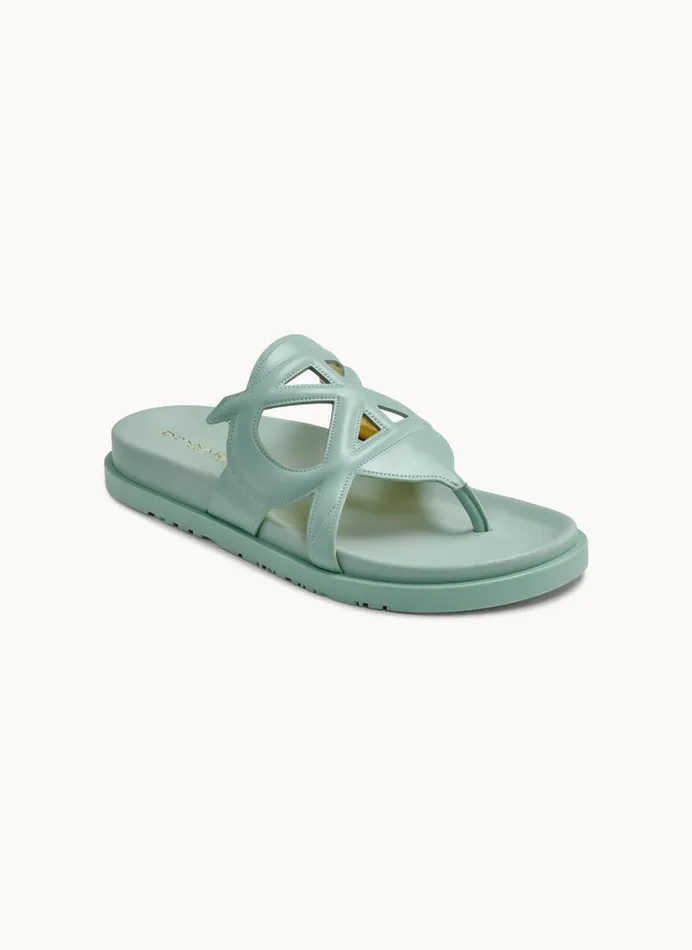 Women HATSY FLAT SANDAL Pale Jade Donna Karan New York Sandals