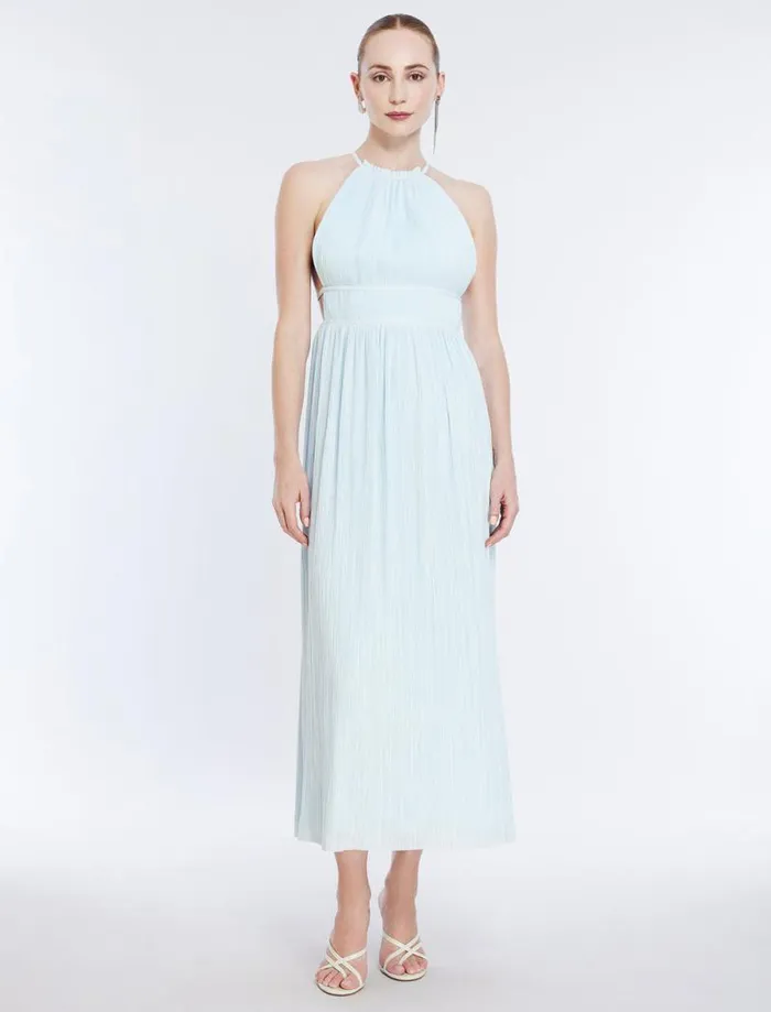 Women Helenia Evening Gown Ice Blue BCBG Dresses