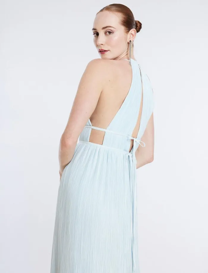 Women Helenia Evening Gown Ice Blue BCBG Dresses Women Helenia Evening Gown Ice Blue BCBG Dresses