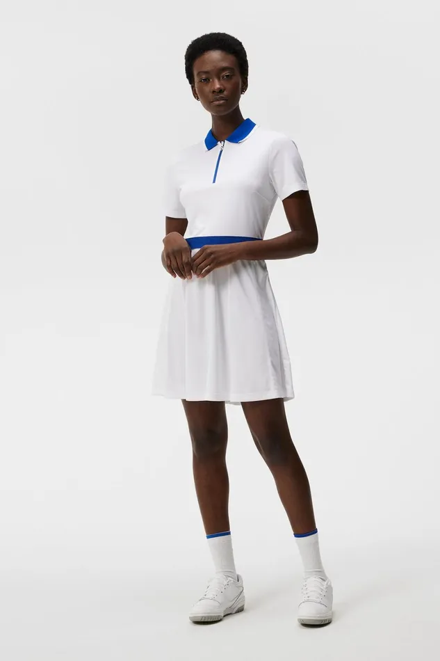 Women Helga Dress White JLindeberg Dresses Women Helga Dress White JLindeberg Dresses