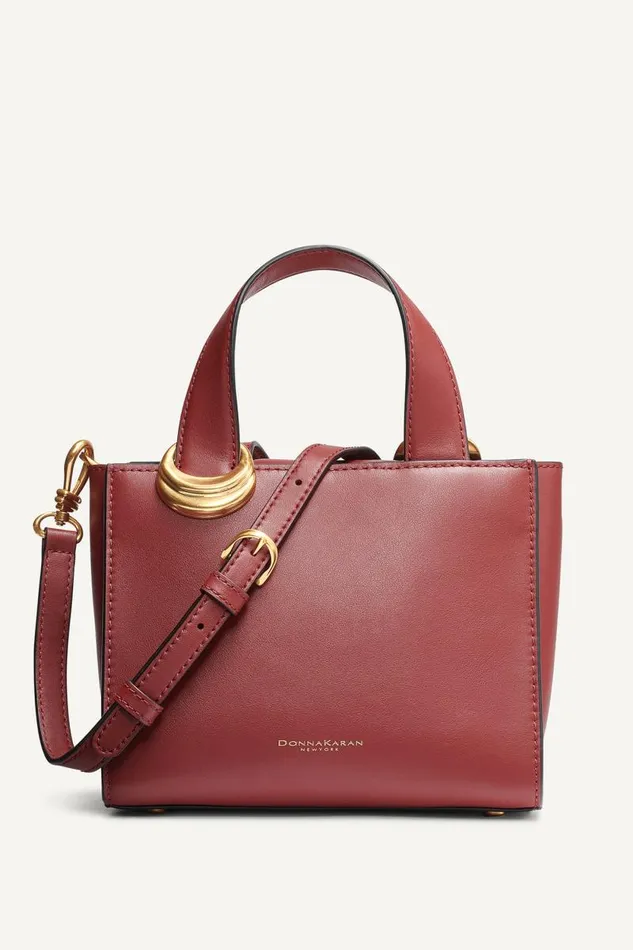 Women HEWLETT CROSSBODY Claret Donna Karan New York Crossbodies And Satchels