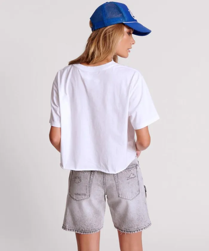 Women HOWDY BOXY CROP TEE One Teaspoon Tees and Tanks Women HOWDY BOXY CROP TEE One Teaspoon Tees and Tanks