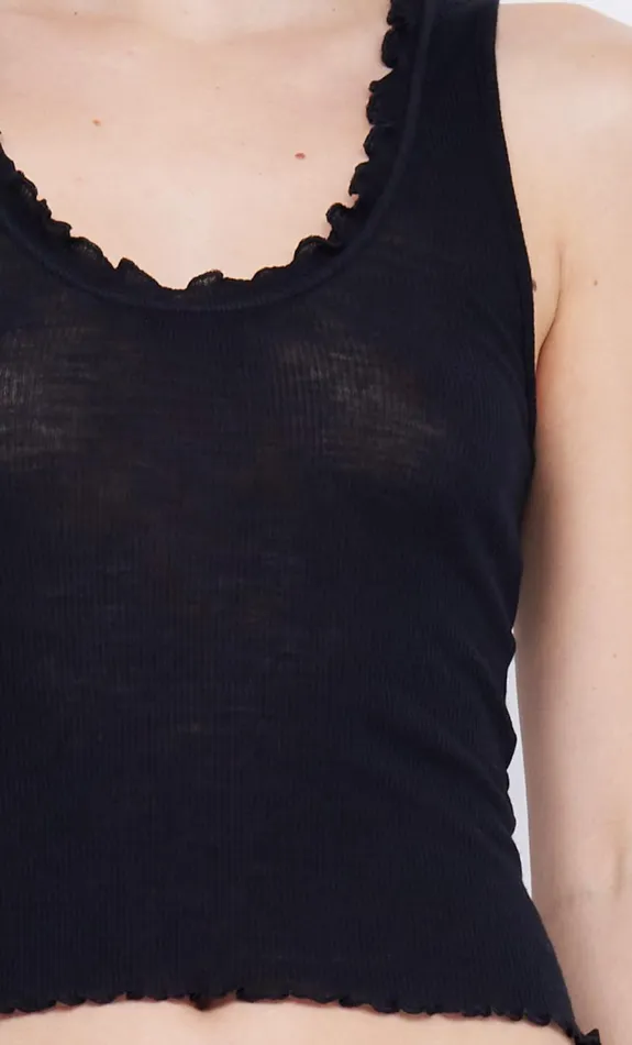 Women ILANA TANK 8211 BLACK Bec Bridge Cropped