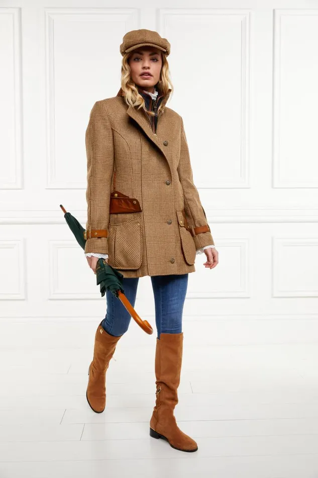 Women In Stock Tailoring Holland Cooper Balmoral Field Coat Tawny