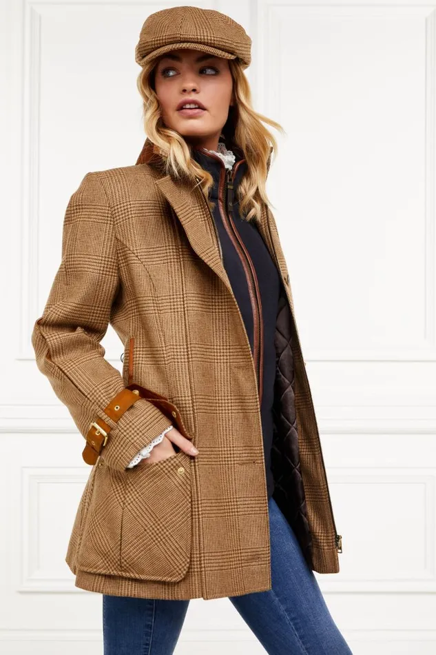 Women In Stock Tailoring Holland Cooper Balmoral Field Coat Tawny