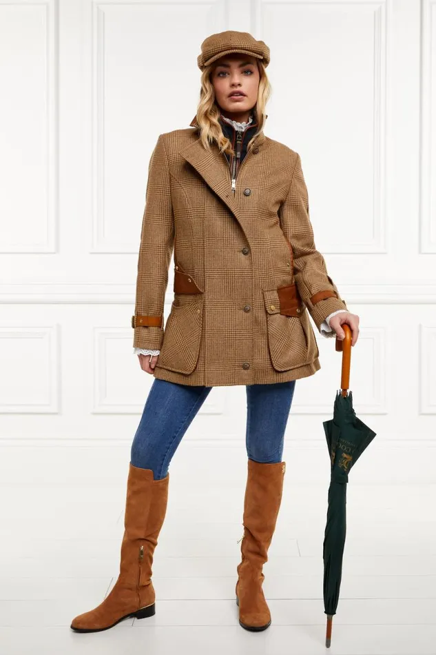 Women In Stock Tailoring Holland Cooper Balmoral Field Coat Tawny