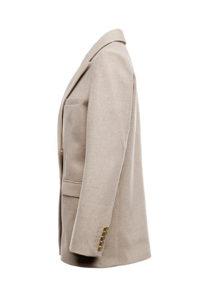 Women In Stock Tailoring Holland Cooper Belgravia Blazer Oatmeal