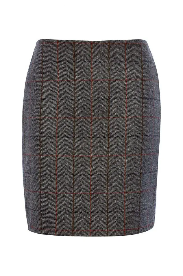Women In Stock Tailoring Holland Cooper Chelsea Skirt Mid Blue Check Women In Stock Tailoring Holland Cooper Chelsea Skirt Mid Blue Check