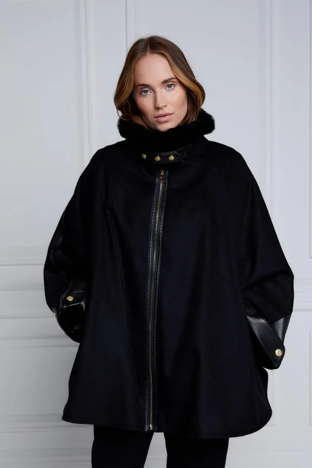 Women In Stock Tailoring Holland Cooper Chiltern Cape Soft Black
