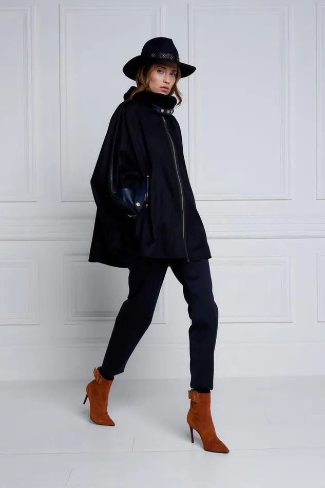 Women In Stock Tailoring Holland Cooper Chiltern Cape Soft Navy
