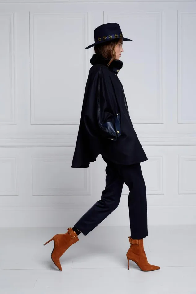 Women In Stock Tailoring Holland Cooper Chiltern Cape Soft Navy