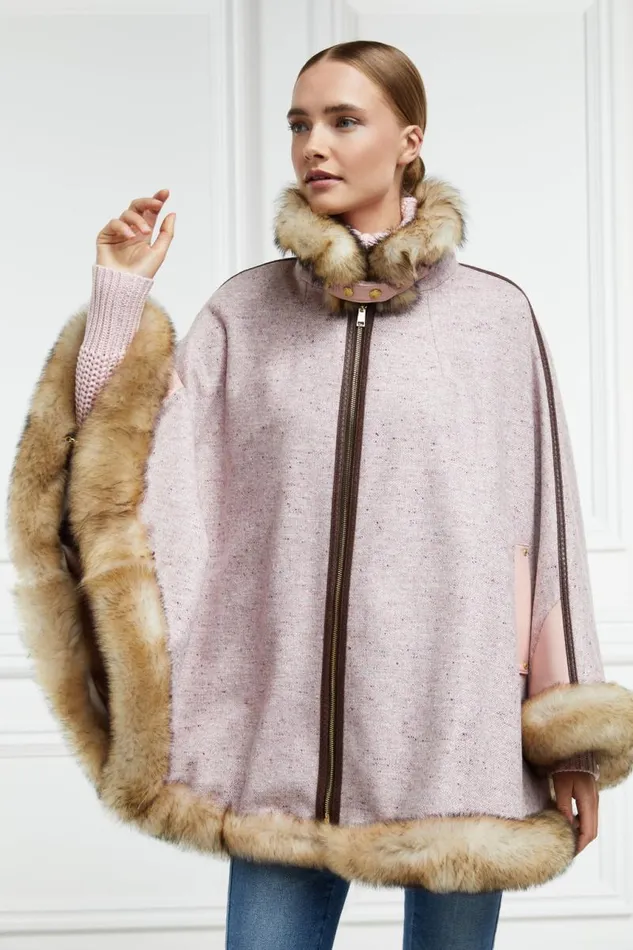 Women In Stock Tailoring Holland Cooper Gold Label Chiltern Cape Anniversary Pink